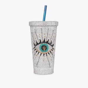 Accessoires Kurt Geiger Crystal Tumbler Femme Blanche | TJPK-81024