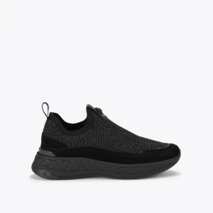 Basket Kurt Geiger Kensington Slip On Femme Noir | FAEU-71483