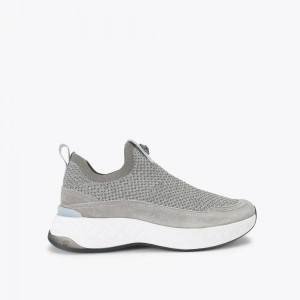 Basket Kurt Geiger Kensington Slip On Femme Argent | VBGA-72645