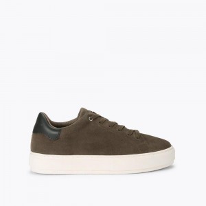 Basket Kurt Geiger Laney Homme Grise Marron | FBCH-69203