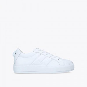 Basket Kurt Geiger Laney Quilt Homme Blanche | ODWY-85321