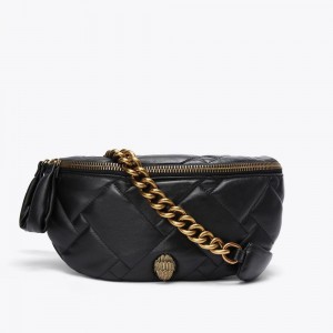 Belts Bags Kurt Geiger Kensington Femme Noir | SHNA-89564