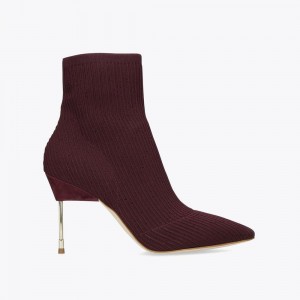 Bottines Kurt Geiger Barbican Femme Bordeaux | TOXL-05274