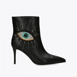 Bottines Kurt Geiger Belgravia Eye Femme Noir | DXFI-42560