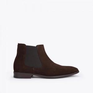 Bottines Kurt Geiger Frederick Homme Marron | UNEW-18675