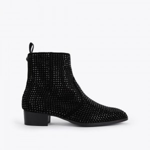 Bottines Kurt Geiger Gin Stud Homme Noir | BCEY-73054