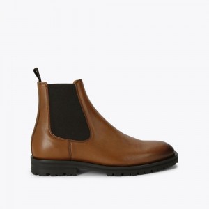 Bottines Kurt Geiger Hunt Homme Marron | STVR-63812