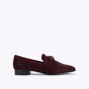 Chaussure Habillée Kurt Geiger Ace Stud Homme Bordeaux | VXQN-71304