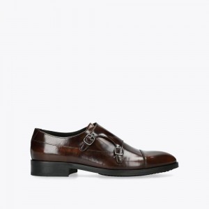 Chaussure Habillée Kurt Geiger Hunter Monk Homme Marron | OYED-86254