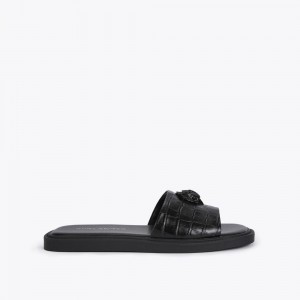 Claquette Kurt Geiger Oscar Homme Noir | HTRY-19473