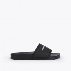 Claquette Kurt Geiger Pool Homme Noir | NFHL-17352