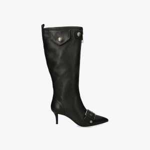 Cuissardes Kurt Geiger Hackney Knee Femme Noir | BVKD-31720