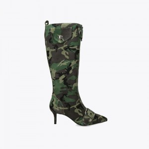 Cuissardes Kurt Geiger Hackney Knee Femme Vert | KDNQ-50126