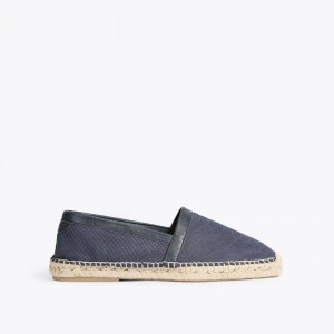 Espadrillas Kurt Geiger Isaac Espadrillas Homme Bleu Marine | UJFG-48510