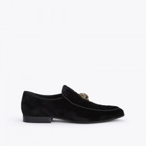 Mocassin Kurt Geiger Hugh Eagle Head Homme Noir | LCUG-57420