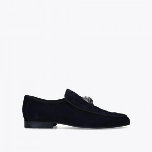 Mocassin Kurt Geiger Hugh Eagle Homme Bleu Marine | VFZW-65089