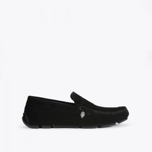 Mocassin Kurt Geiger Stirling Homme Noir | XVSJ-31749