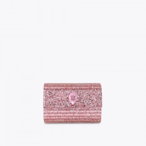 Pochettes Kurt Geiger Micro Party Eagle Femme Rose | KJWV-79081