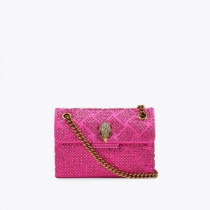 Sac Mini Kurt Geiger Crystal Kensington Femme Violette | FIDE-13046