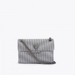 Sac Mini Kurt Geiger Fabric Kensington Femme Argent | ZKRT-30986