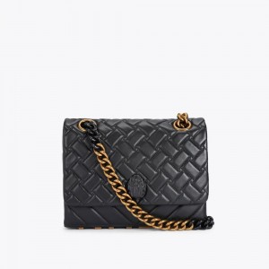 Sac Mini Kurt Geiger Large Kensington Femme Noir | ADGE-54307