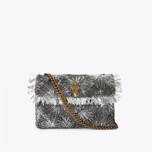 Sac Mini Kurt Geiger Medium Kensington Femme Noir | PZTD-42067