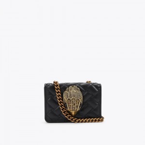 Sac Mini Kurt Geiger Micro Kensington Femme Noir | NBMY-48917