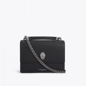 Sacs À Bandoulière Kurt Geiger Shoreditch Femme Noir | SYDM-18793