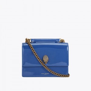 Sacs À Bandoulière Kurt Geiger Shoreditch Femme Bleu Noir | GSCM-93604