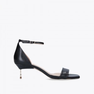 Sandale Kurt Geiger Birchin Heel Femme Noir | ZORS-52083