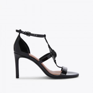 Sandale Kurt Geiger Hampton Femme Noir | OKEJ-46071