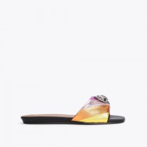 Sandale Kurt Geiger Kensington Plates Femme Multicolor/Other | SVOE-73568