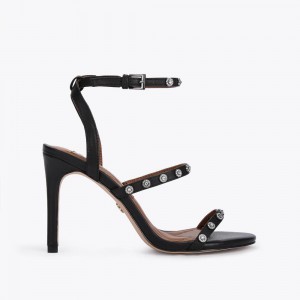 Sandales à Talons Kurt Geiger Portia Femme Noir | UWVP-64879