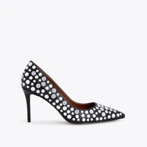 Talons Kurt Geiger Belgravia Court Femme Noir | DASH-31590