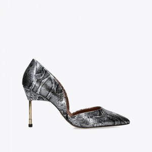 Talons Kurt Geiger Bond Femme Argent | VZMF-91825