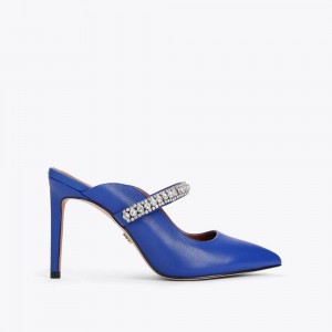 Talons Kurt Geiger Duke Femme Bleu | DQET-87021