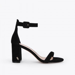 Talons Kurt Geiger Langley Femme Noir | OVQP-01758