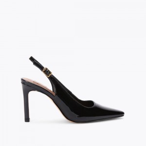 Talons Kurt Geiger Regent Slingback Femme Noir | MALV-23175