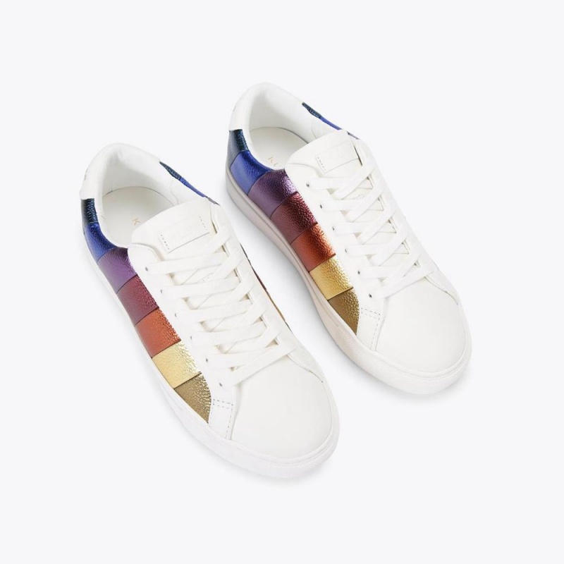 Basket Kurt Geiger Lane Stripe Femme Multicolore | PFEV-64325