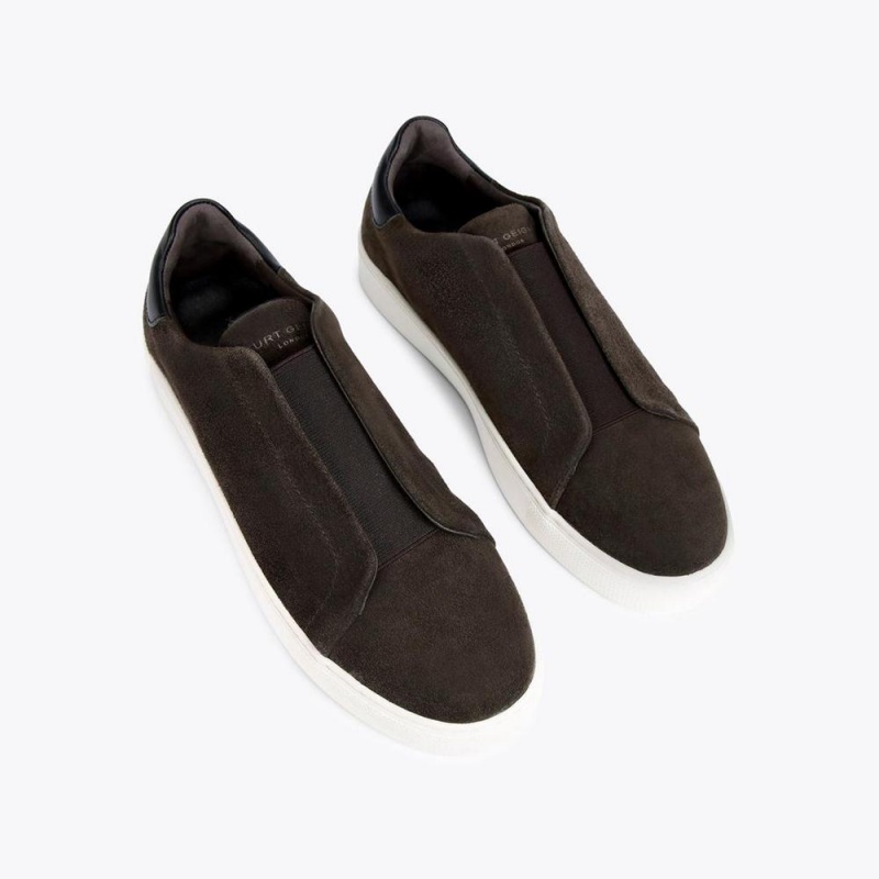 Basket Kurt Geiger Lennon Slip On Homme Marron | RJGI-96231