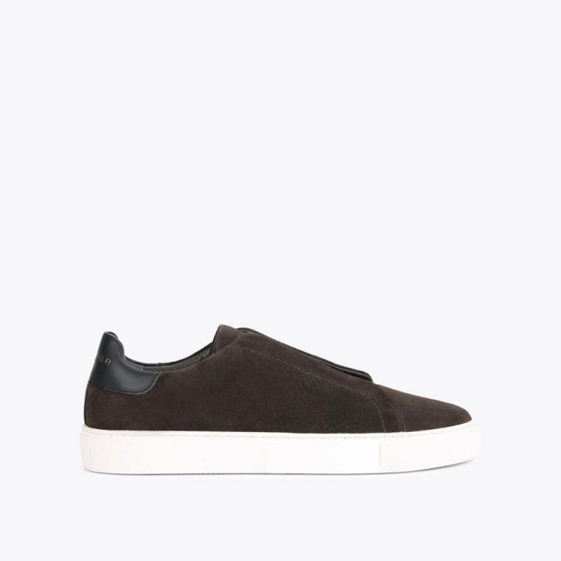 Basket Kurt Geiger Lennon Slip On Homme Marron | RJGI-96231