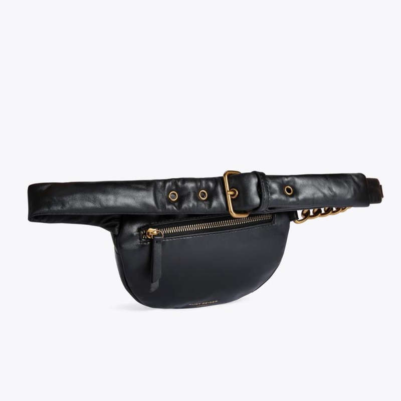 Belts Bags Kurt Geiger Small Kensington Femme Noir | HCSW-69803