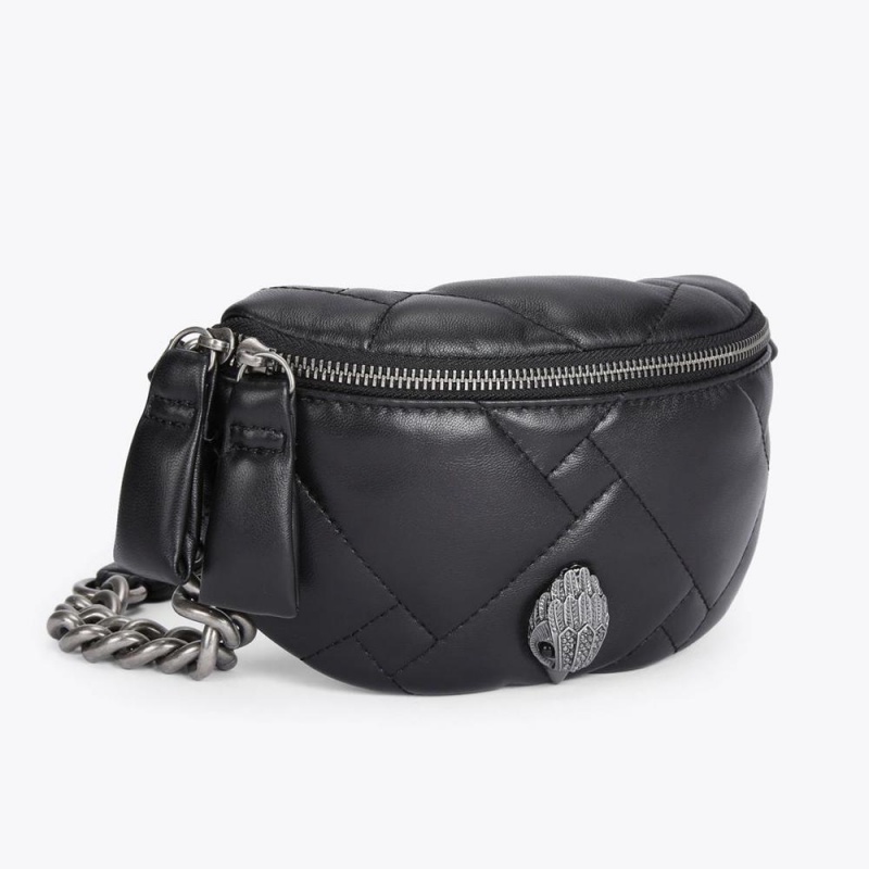 Belts Bags Kurt Geiger Small Kensington Femme Noir | AJHV-45801