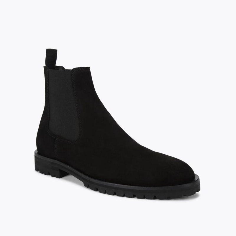 Bottines Chelsea Kurt Geiger Hunt Homme Noir | UXAM-15284