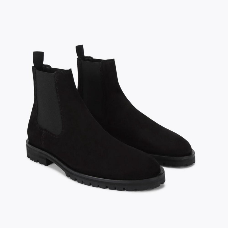 Bottines Chelsea Kurt Geiger Hunt Homme Noir | UXAM-15284