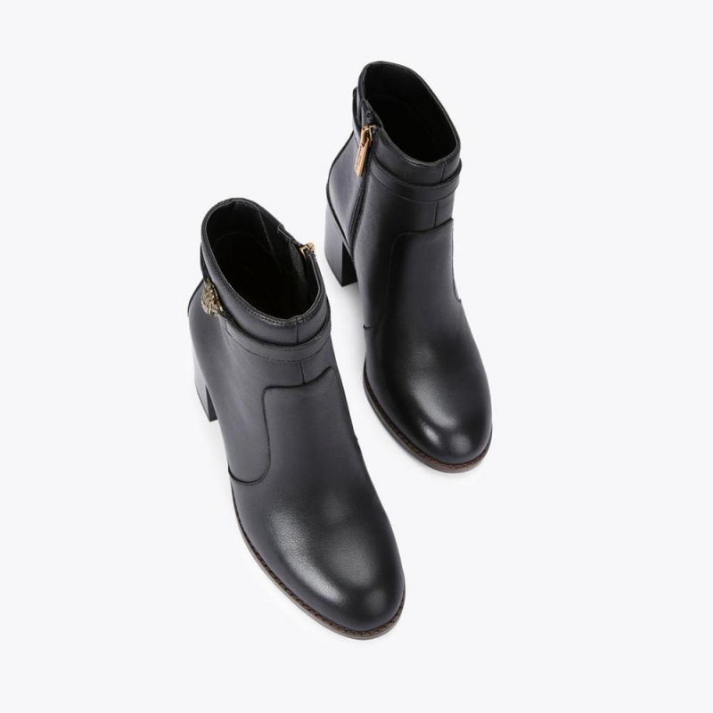 Bottines Kurt Geiger Shoreditch Block Femme Noir | UNJQ-38475