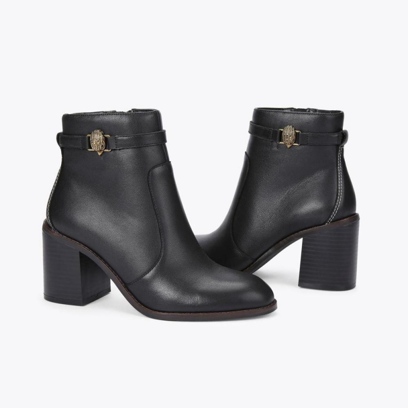 Bottines Kurt Geiger Shoreditch Block Femme Noir | UNJQ-38475