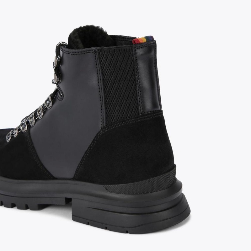 Bottines Kurt Geiger Viper Hiker Homme Noir | GEJK-69715