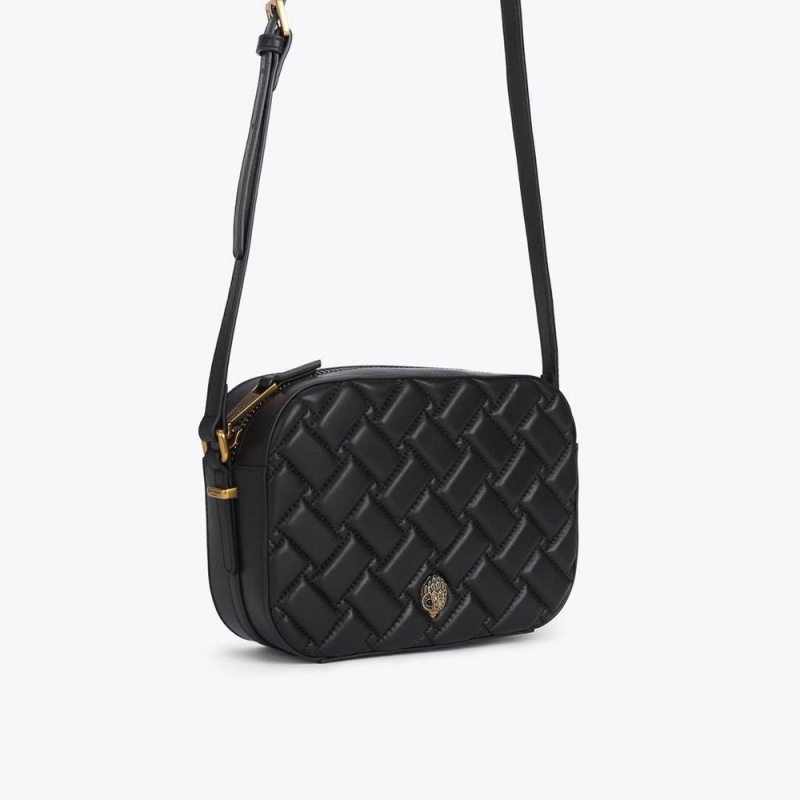 Camera Bag Kurt Geiger Kensington Camera Femme Noir | GWCM-62534