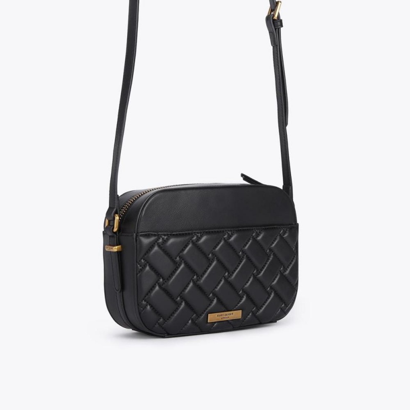 Camera Bag Kurt Geiger Kensington Camera Femme Noir | GWCM-62534